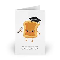 Funny Graduation Card - Graduation Congratulations Greeting Card, Toast to Graduating Card