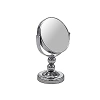Popular Bath Varsity Mirror Style Great for The Dresser Table, Purse or Travel 3X Magnification Mirror, Chrome