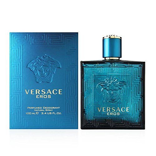 VERSACE Eros Perfumed Deodorant Spray, 3.4 Ounce