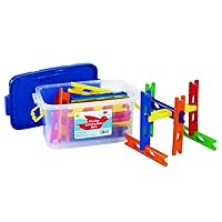 Environments 6.25 inch Chunky Construction Bars, 36 Pieces, Building Blocks, Manipulatives, Early STEM, Educational Toy, Ages 18 Months and Up
