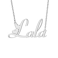 Personalized Name Necklace Engraved Mother's Day Jeweley Pendant