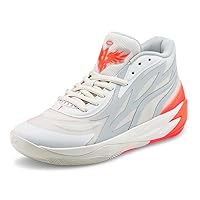 Puma Mens Lmb X Mb.02 Gorange Basketball Sneakers Shoes - Grey, Orange, White