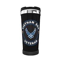 Us Air Force Vietnam Era Veteran Portable Insulated Tumblers Coffee Thermos Cup Stainless Steel With Lid Double Wall Insulation Travel Mug For Outdoor
