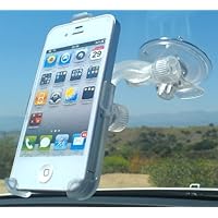 Translucent Windshield & Dash Mount for Your Free iPhone 4/4S