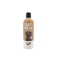 Bark2Basics Oatmeal Dog Conditioner, 16 oz - Natural Colloidal Oatmeal, Moisturizing, Relieves Dry Itchy Skin, Eliminates Static, Coconut Fragrance