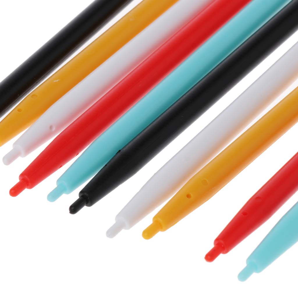 Sara-u 10Pcs Stylish Color Touch Stylus Pen Compatible for Nintendo Wii U WIIU GamePad Console