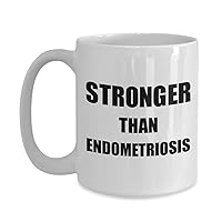 Endometriosis Mug Awareness Survivor Gift Idea For Hope Cure Inspiration Coffee Tea Cup 15 oz
