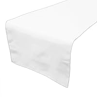 Solid Poplin Table Runner Kitchen Picnic Party Venue Table Decor (24