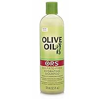 Ors Olive Oil Shampoo Sulfate- Free Hydrating 12.5 Ounce (369ml) (2 Pack)