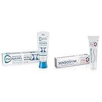 Sensodyne 3.4oz Pronamel Enamel Repair and Sensitivity & Gum Whitening Toothpastes Bundle