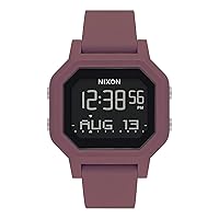 NIXON Siren A1311-100m Water Resistant Women's Digital Sport Watch (38mm Watch Face, 18mm-16mm Pu/Rubber/Silicone Band) - Made with #Tide Recycled Ocean Plastics