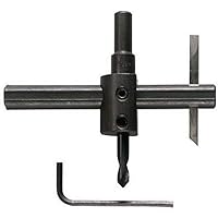 General Tools 5B Standard Circle Cutter, Adjustable 1-Inch to 6-Inches,Black