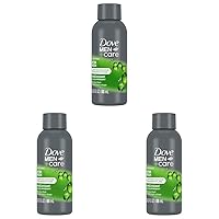 Dove Refreshing Extra Fresh with 24-Hour Nourishing Micromoisture Technology Body Wash for Men 3 oz (Pack of 3)