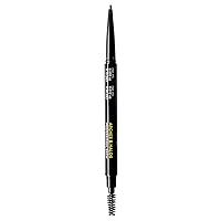 2-In-1 Defining Eyebrow Pencil And Powder - Shapes And Fills In Sparse Brows For Natural Look - Soft Textured Powder Formula - Dual Ended With Spoolie Brush - Charcoal - 0.017 Oz