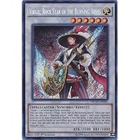 YU-GI-OH! - Virgil, Rock Star of The Burning Abyss (NECH-EN085) - The New Challengers - 1st Edition - Secret Rare