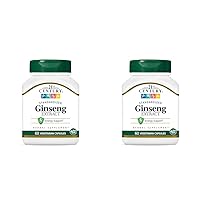 21st Century Ginseng Extract Veg Capsules, 60Count (Pack of 2)