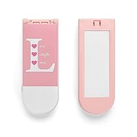 Live Laugh Love Cute Clip Fill Light for Phone Holder Front Light with 3 Light Modes Makeup Mirror