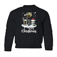 Christmas 2021 Wars Movie Characters Youth Crewneck Sweater