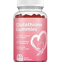 Glutathione Skin Care - Skin Brightening - Gummies Collagen - Anti-Aging L-Glutathione - Marine Collagen & Vitamins