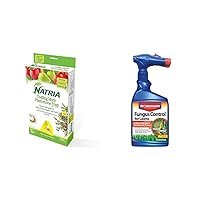NATRIA Codling Moth Pheromone Trap, Ready-to-Use, (1-Pack) with BioAdvanced Fungus Control for Lawns, Ready-to-Spray, 32 oz