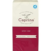 Caprina Canus Original Formula Fresh Goat's Milk Soap, 9 bars 3.2 oz each