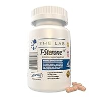 T-Sterone10 Advanced Testosterone Booster for Men | Male Strength & Vigor, Estrogen Blocker, Natural Multivitamin Supplement | 120 Capsules | Made in USA