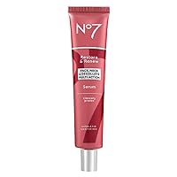 No7 Restore & Renew Face & Neck Multi Action Serum - Anti-Aging Retinol Serum for Deep Wrinkle Repair - Collagen Serum Formulated with a Hydrating Blend of Hibiscus Peptides & Hyaluronic Acid (75ml)