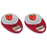 Ozeri Pro Digital Kitchen Food Scale, 0.05 oz to 12 lbs (1 Gram to 5.4 kg) (Pack of 2)