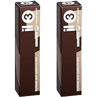Eyebrow and Eyelash Tint Cream Hair Dye Professional Hair Tint for Long-Lasting Color - Natural Brown (3) - Pack Of 2