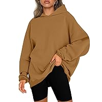 Womens Hoodie 2022 Fall Fashion Casual Sweatshirt Oversized Lightweight Plain Pullover Tops Trendy Hooded Cute Winter Clothes