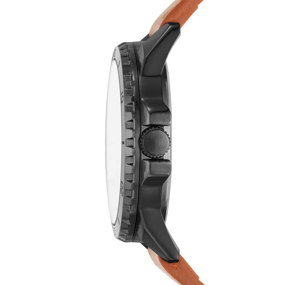 Skechers Men's Quartz Three-Hand Watch & Stackable Bracelet Gift Set, Color: Gunmetal, Brown (Model: SR9023)