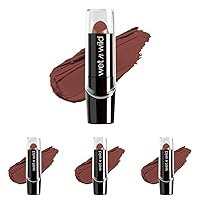 Silk Finish Lipstick| Hydrating Lip Color| Rich Buildable Color| Java Brown (Pack of 4)