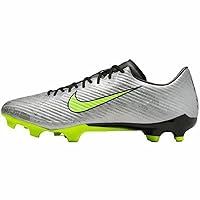 [Nike] Zoom Vapor 15 Academy Xxv Fg/Mg Fb8399 Mens Football Boots 060, Metallic Silver Volt Black 060