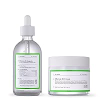 Effectem D Ampoule Serum & Facial Cream Set - Sebum and Pore Care, Rapidly calm and soothe sensitivity, For oily, troubled and combination skin.
