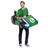 Disguise Luigi Kart Inflatable Adult Costume