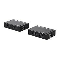 Monoprice HDMI Extender Over Single CAT6 (TCP/IP) - 100 Meters (328 Feet) With IR Support, HDCP 1.1 - Blackbird Series