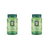 Hello Bello Chlorophyll Supergreens Gummy Vitamins - Vegan Super Greens Blend with Phytonutrients and Plant Sterols - Green Apple Flavor - 30 Servings (60 Count Bottle) (Pack of 2)