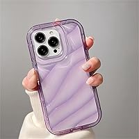 Soft Clear Phone Case for iPhone 15 Pro Case iPhone 11 14 13 12 Pro Max XR XS X 7 8 Plus Shockproof Transparent Airbag Cover,Purple,for iPhone 15 Plus