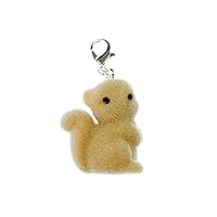 Squirrel Charm Forest Rodent Autumn Nature Flock Beige - Handmade Fashion Jewelry - Pendant For Bracelet