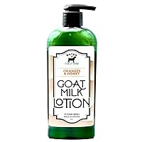 Goat Milk and Shea Butter Lotion 8 Oz (Oranges N Honey)