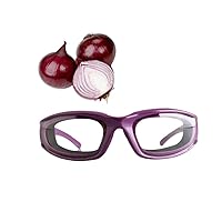 Naisicore Onion Goggles, Onion Cutting Eye Protection Goggles, Kitchen Safety Onion Goggles for Women Cooking(Purple)