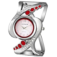 Luxury Watches Cuff Watches for Women Arabic Numeral Scale Fashion Cuff Dress Bracelet Watch