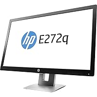 HP M1P04A8#ABA EliteDisplay E272q 27'' 1440p Quad HD LED-Backlit LCD Monitor, Black/Silver