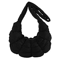 TIAASTAP Quilted Tote Bag Puffer Crossbody Bag for Women - Puffy Hobo Dumpling Bag Lightweight Padded Shoulder Bags Handbags for Shopping Work Travel