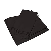 Microfiber Bedding Set (Queen, Black) - Non-Slip Deep Pockets - Cute & Comfortable Bed Sheets & Pillow Cases