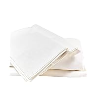 Down Etc Luxury Hotel Bedding 4-Pieces Hexagon Jacquard Weave 100% Cotton Sateen 300 Thread Count Deluxe Sheet Set with Pillowcases, King Size, White