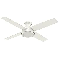 Hunter Fan Company 59248 Dempsey Indoor Low Profile Ceiling Fan with Remote Control, 52