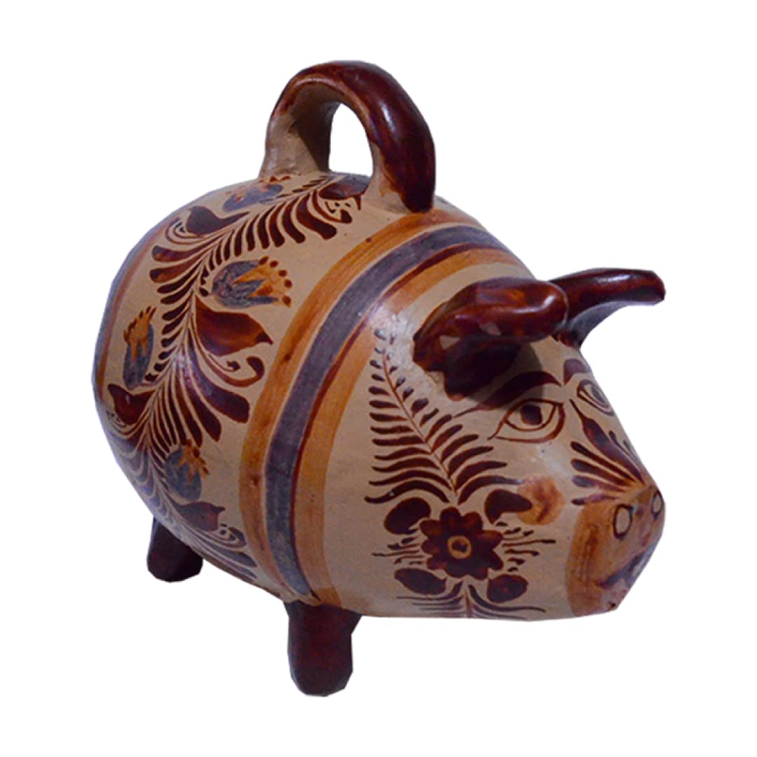 Cinnamon Pottery Big Piggy Figurine