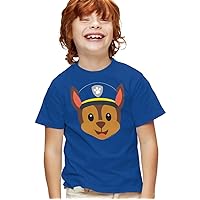 Paw Patrol Emoji Faces Kids T-Shirt for Youth Toddler Boys and Girls