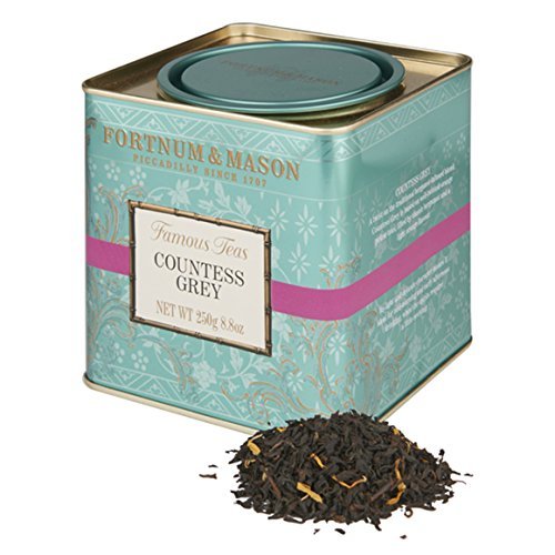 Fortnum & Mason British Tea, Countess Grey, 250g Loose English Tea in a Gift Tin Caddy